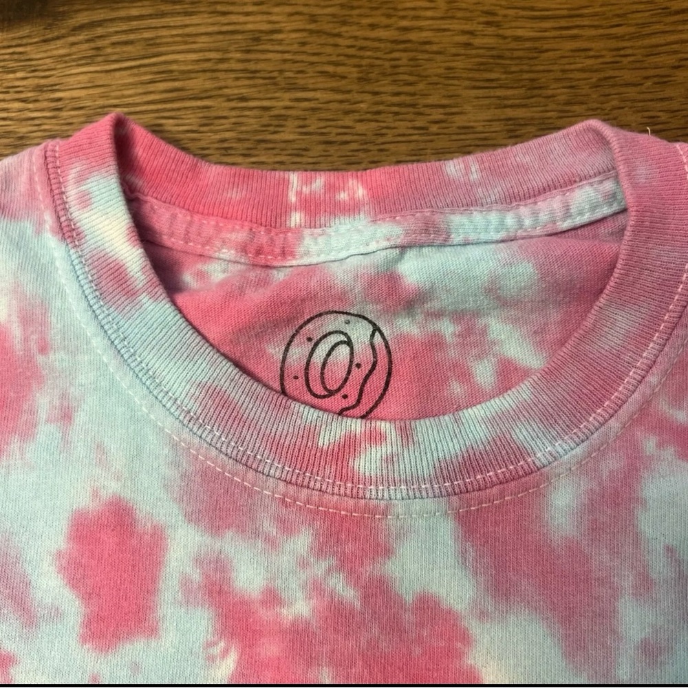 Odd Future Tye-Dye Pink Graphic Large Logo Tee T-Shirt Men’s Size Small - Picture 6 of 11